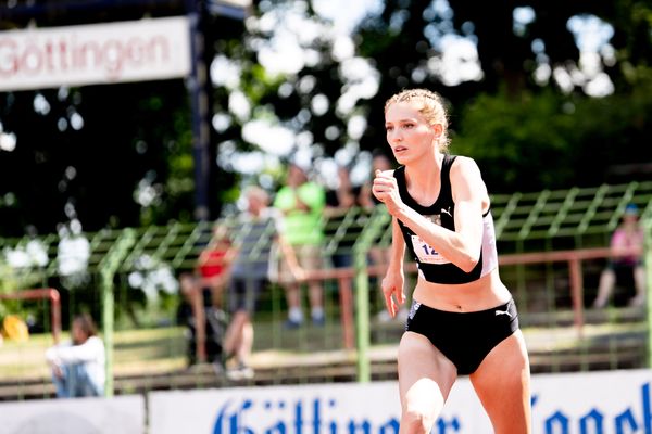 Imke Onnen (Hannover 96) im Hochsprung am 03.07.2022 waehrend den NLV+BLV Leichtathletik-Landesmeisterschaften im Jahnstadion in Goettingen (Tag 1)